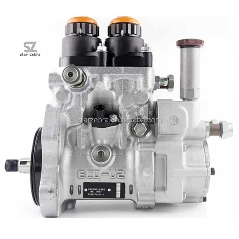 6156-71-1111 Excavator Komatsu Fuel Injection Pump 6D125 Fuel Injector PC400-7 PC450-7 for Construction Works