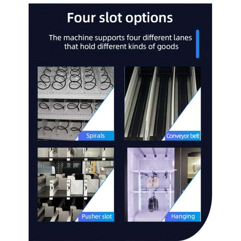 Snack Food Vending Machine Designed for Automated Retail Environments with Bulk Capacity and Interactive User Interface