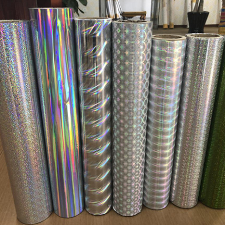 Industry UV Resistant Embossed Clear Holographic Hologram Silver Laser Packaging Film
