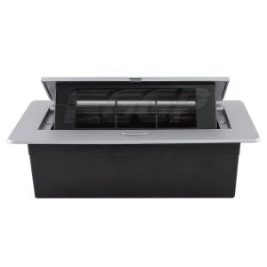 Quality 250V Conference Table Desktop Power Socket Self Grounding 140*130mm for sale