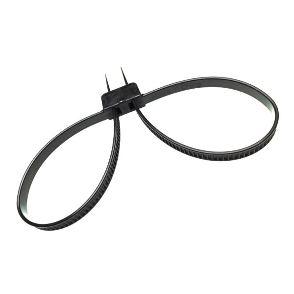 Customized 690mm Length Heavy Duty Nylon Cable Ties For Police Security
