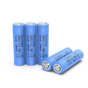 UN38.3 Lithium 18650 Rechargeable Battery , BMS 2000mAh Lithium Battery
