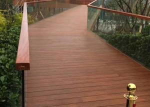 Quality Eco Poly Bamboo Deck Tiles 1220 Kg/M³ Density With Low Expansion Rate for sale