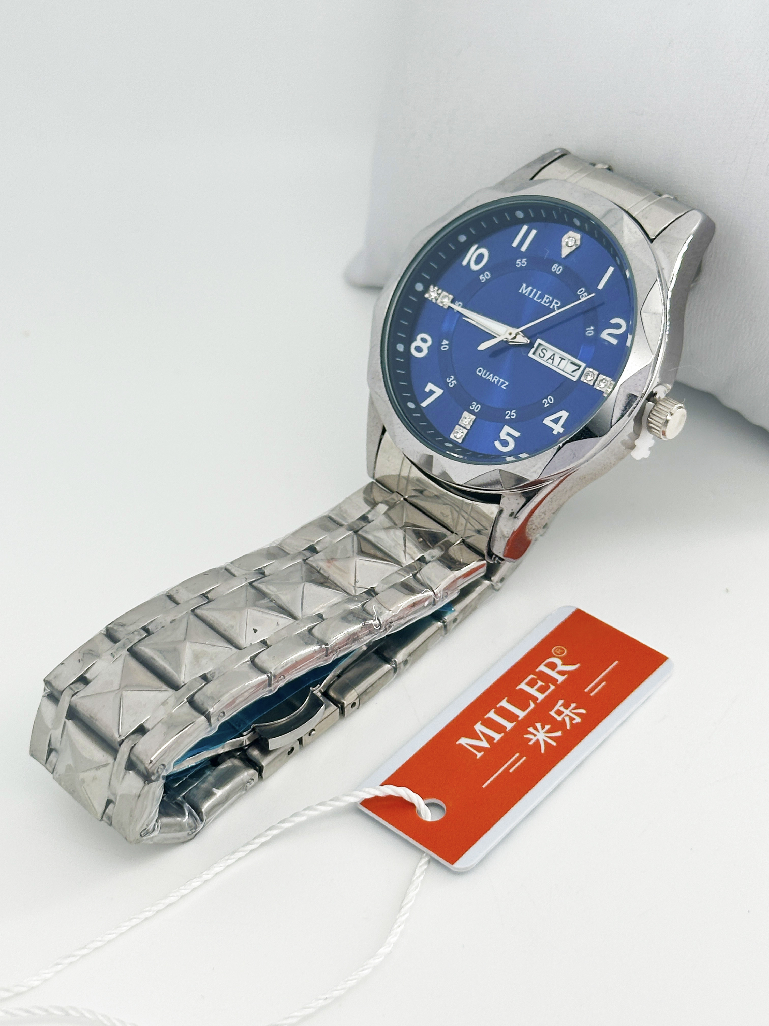 New Fashion ML1003 Business Men Watch Quartz Sports Waterproof Watches Luminous Chronograph Man Stainless Steel Watches