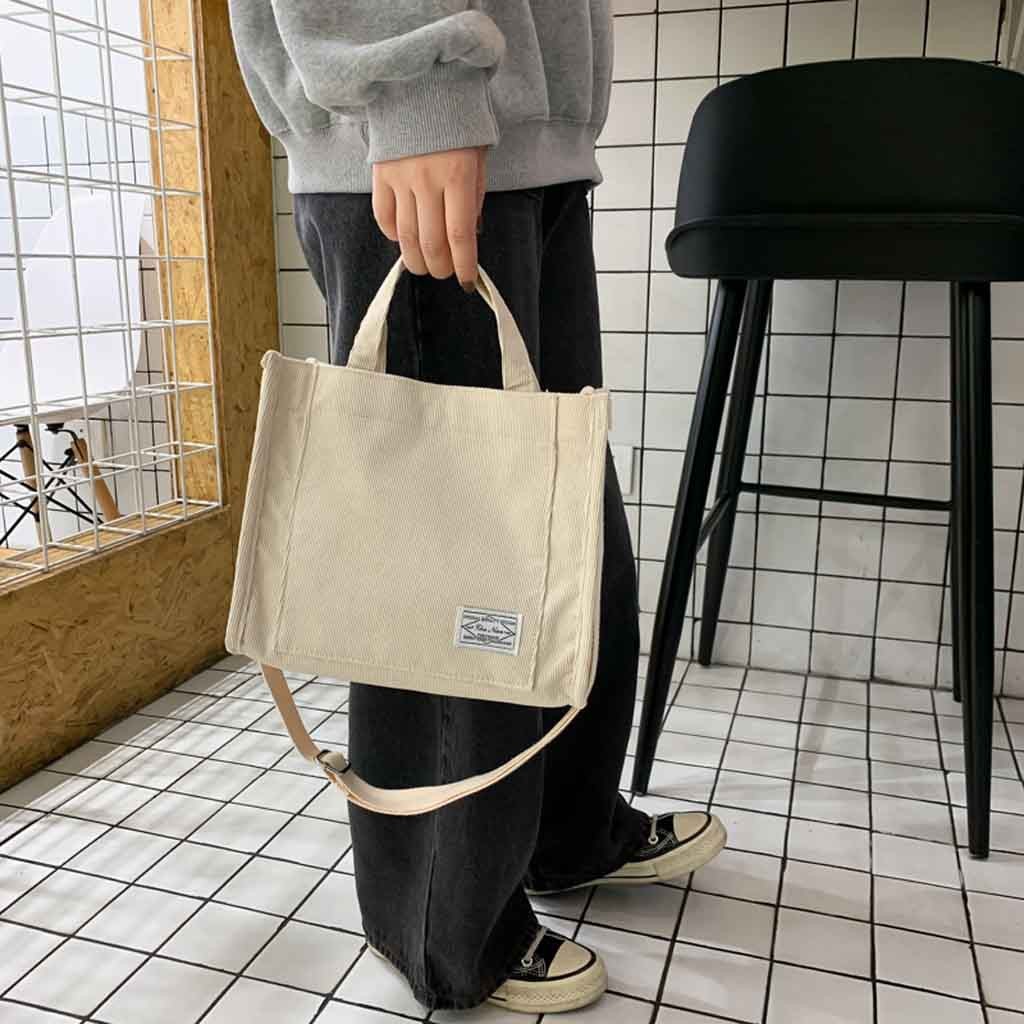Factory OEM White Colour Nature Handbag Tote Cotton Bag Wholesale Custom Canvas Green Shopping Bags Shoulder Bag