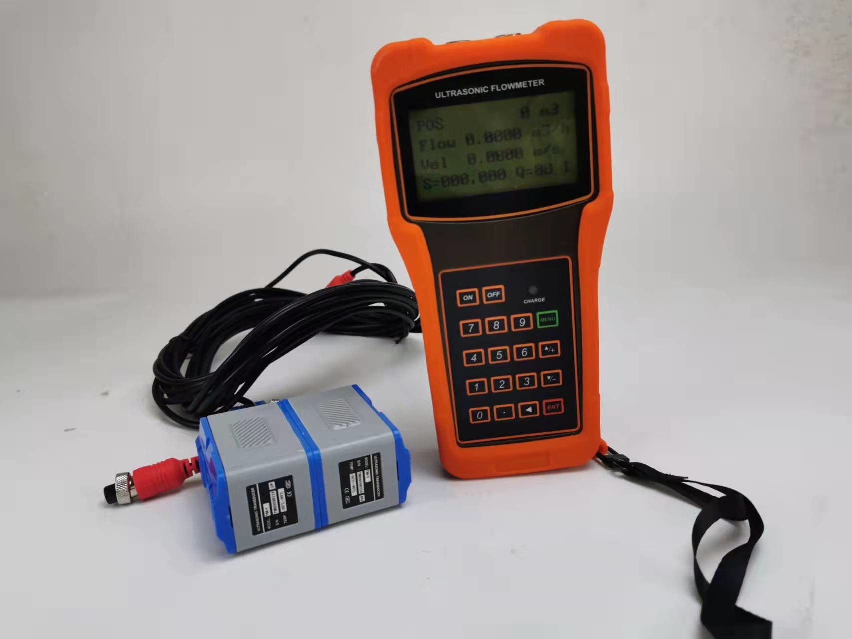 TUF-2000H Handheld Ultrasonic Flow Meter DN6000 Non Contact