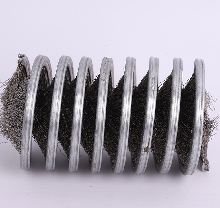Industrial Spring Brush Steel Wheel Winding Derusting Polishing Brush Cleaning Derusting