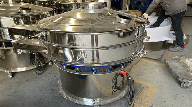 Food Edible Salt Granules Glucose Vibrating Sieve Tea Circular Screening Machine