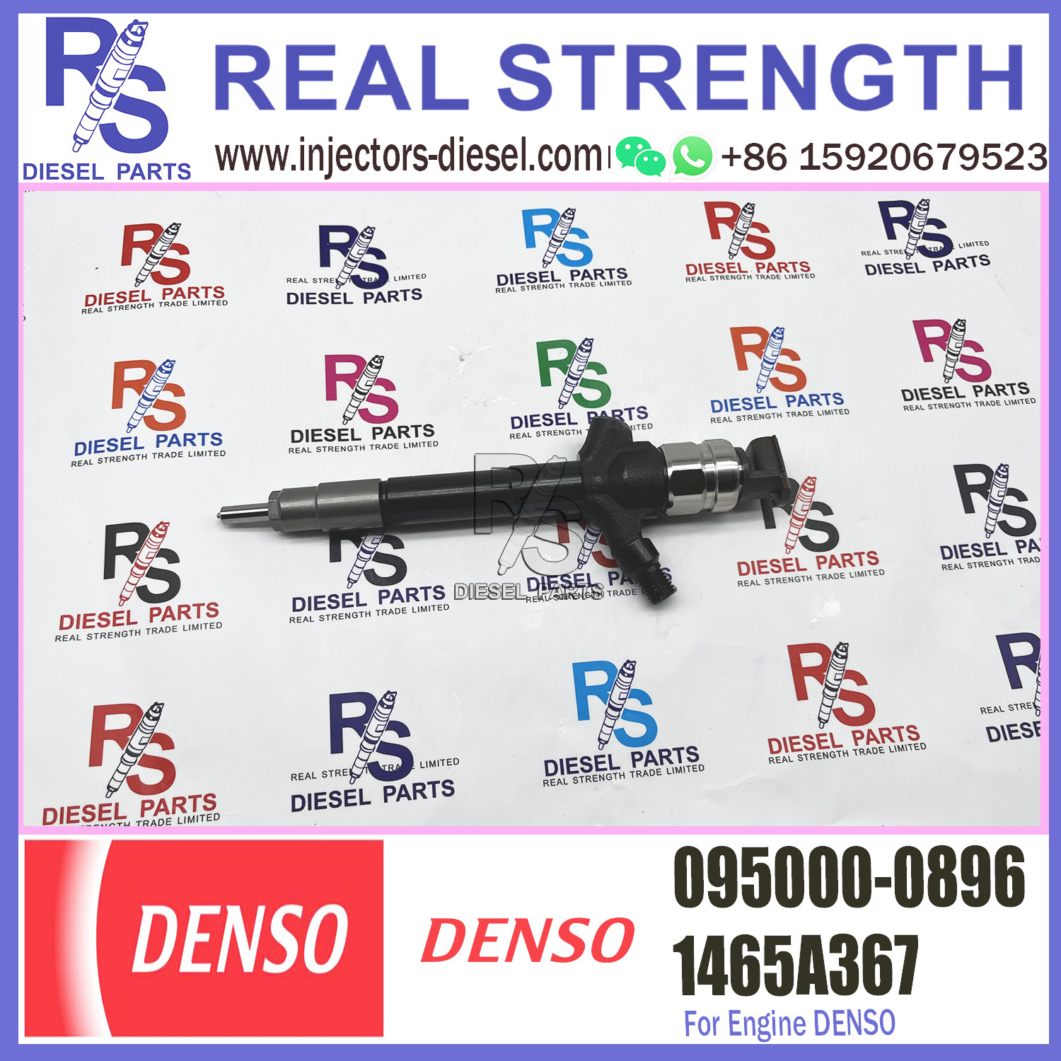 1465A367 Diesel fuel common rail injector 1465A367 for Mitsubishi L200 2.5 for 4D56 L200 Triton Pajero KB4T