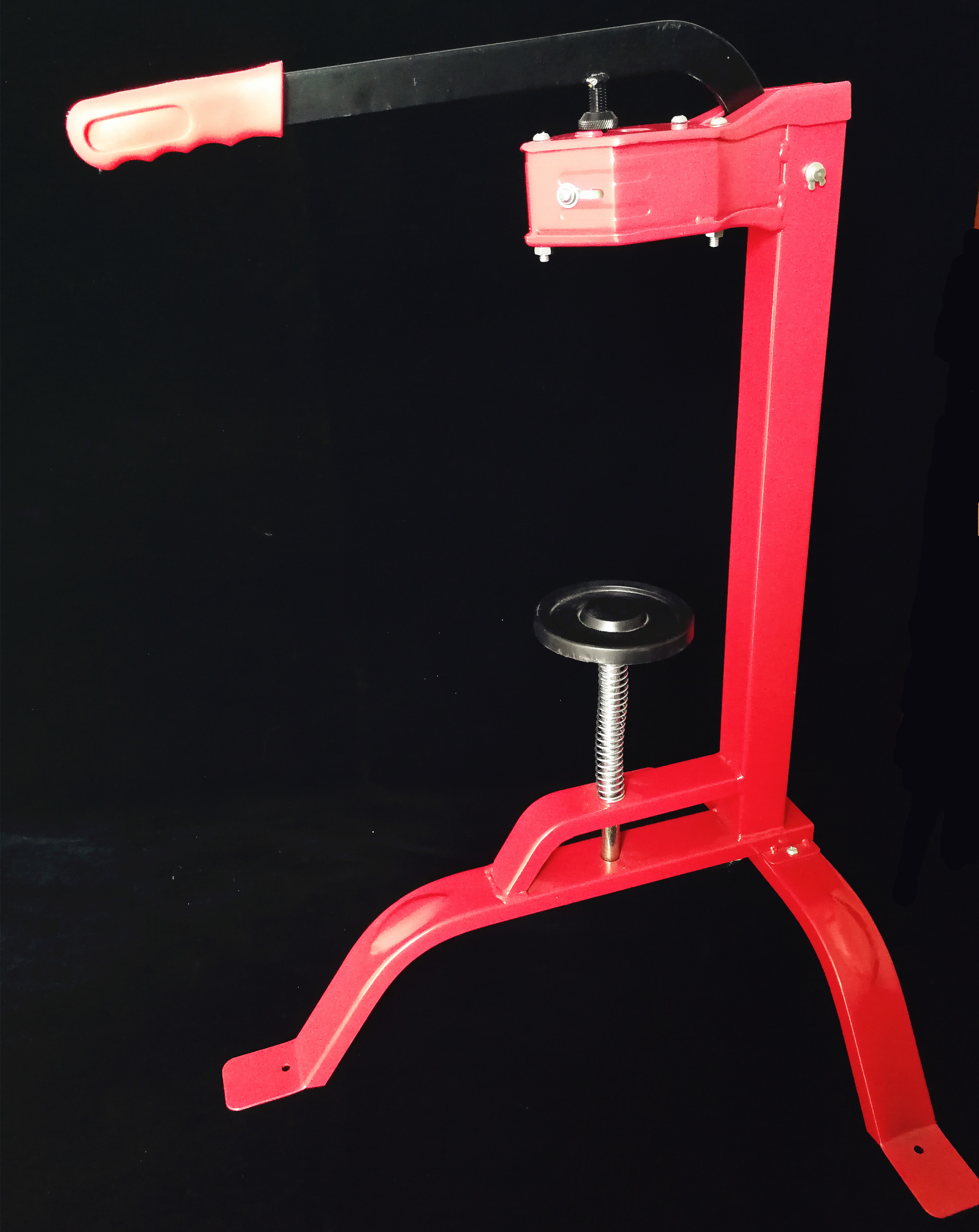 Red Homemade Wine Bottle Corker , 4.5kg Stand Up Wine Corker Odm Service