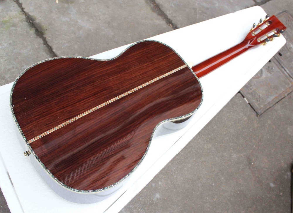 Solid Cedar Top 000 Style 39" Acoustic Guitar 00045 guitar with Fishman EQ 301