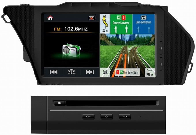 Ouchuangbo S100 In Car Automotivo DVD GPS HeadUnit Auto Radio Stereo For Mercedes Benz GLK X204 2008-2012