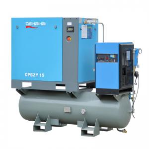 China 15kW Combined Rotary Air Screw Compressor 20hp Integrated Fiber Cutting Compresor de aire tornillo on sale