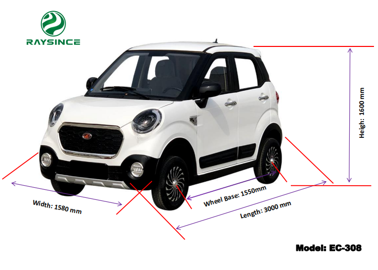 Customized color new style electric vehicle Chinese cheap price electric mini car with 4 seats CE certificates