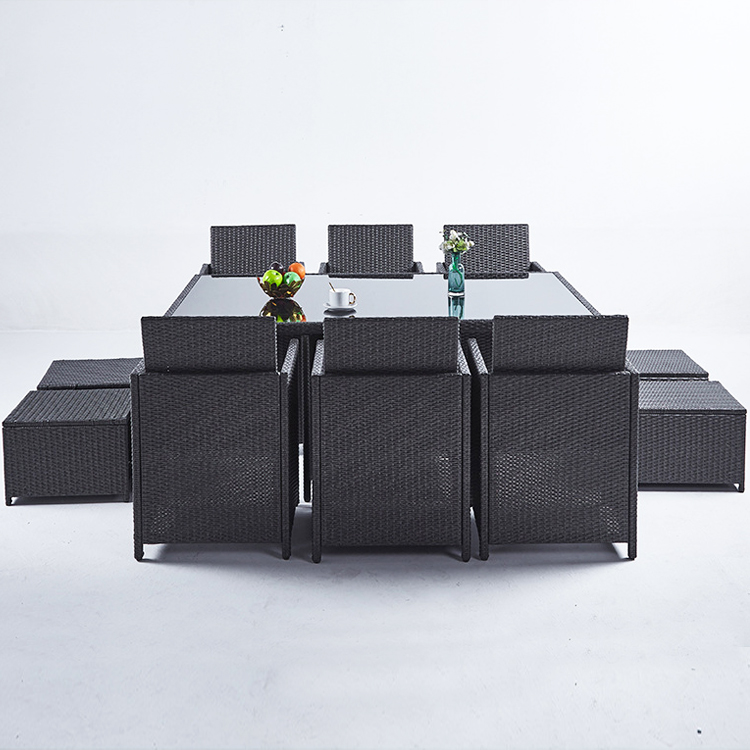 PE Rattan High Back Sofa Chair Set for Outdoor Indoor Patio Garden Balcony Pool Beach
