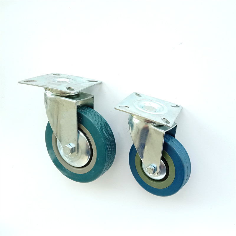 Grip Stem Mounting Type PP Light Duty Caster Wheels 3 Inch Wheel Size