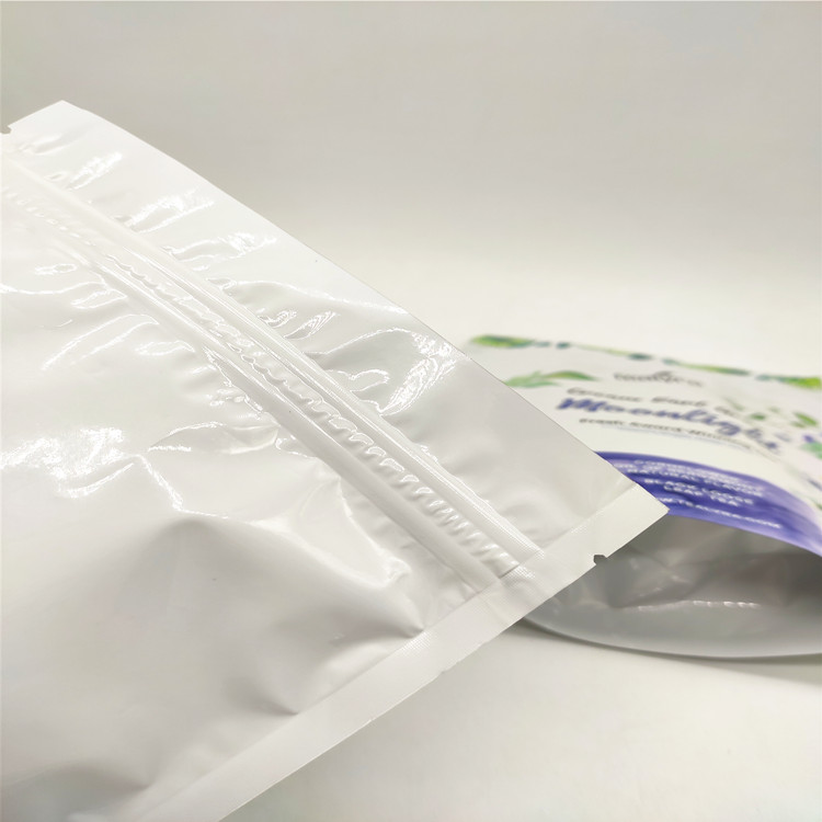 Foil Smell Proof Tea Bags Resealable Zipper Edible Plastic Packaging Food Bags