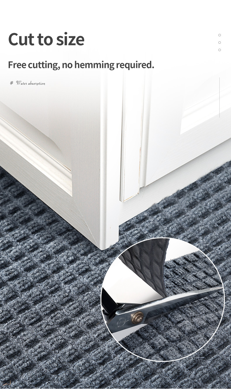 Tailorable Absorbent Entry Mat for Floor Protection in Scandinavian Design and More
