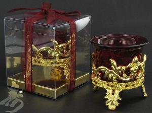 Quality Crown Tea light Holders w Rhinestones for sale