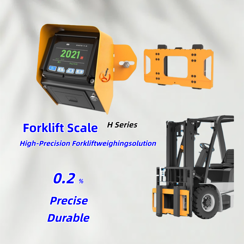 High Precision Digital Forklift Scale with 0.2% Error, 30-4500kg Range and Dual Data & Printing Support