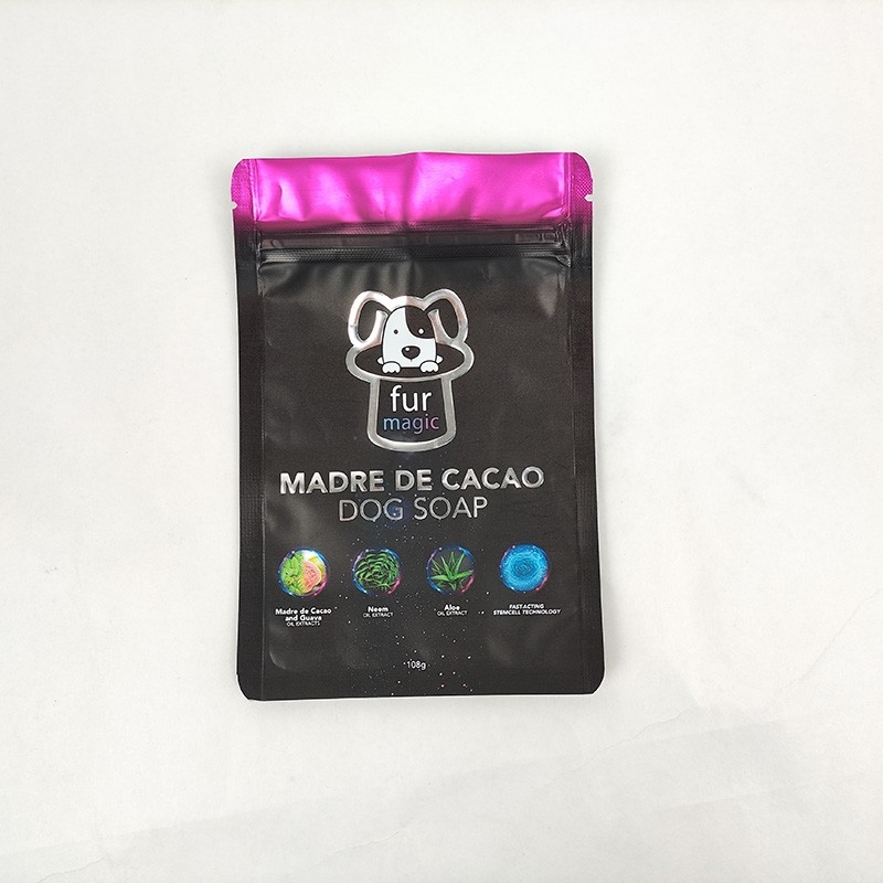 Custom 3.5g Soft Touch Edible Smell Proof Mylar Bag Plastic Stand Up Packaging Bags