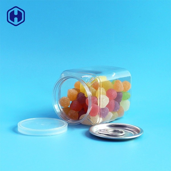 Durable Square Plastic Biscuit Containers Fully Airtight And Leak Proof