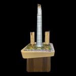 Custom High Precision Architectural Scale Model Modern Commercial Tower Display