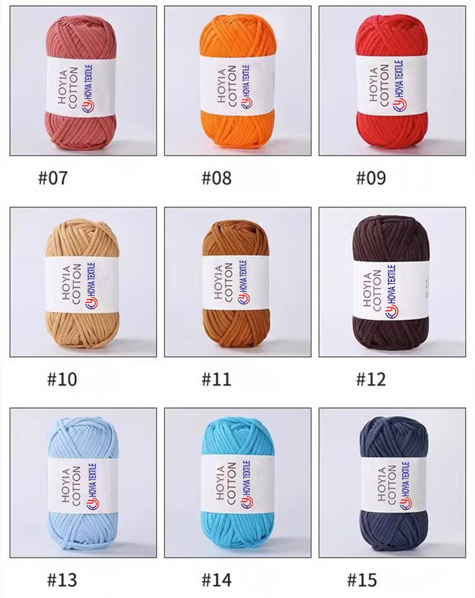 200G=219Y 70% Cotton 30% Nylon Blend Yarn Chunky Tube Cotton Yarn With Good Elasticity
