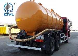 Quality 500r/Min Sewage Vacuum Truck SWZ 4X2 10 M3 L/RHD With Safety Belts Sewage Suction Pump for sale