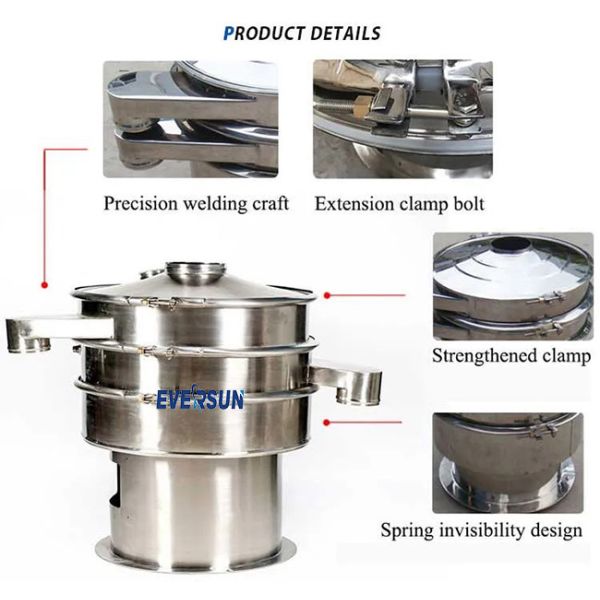 1 - 5 Layers 200 - 2600 Mm Ultrasonic Sieving Machine For Battery Material
