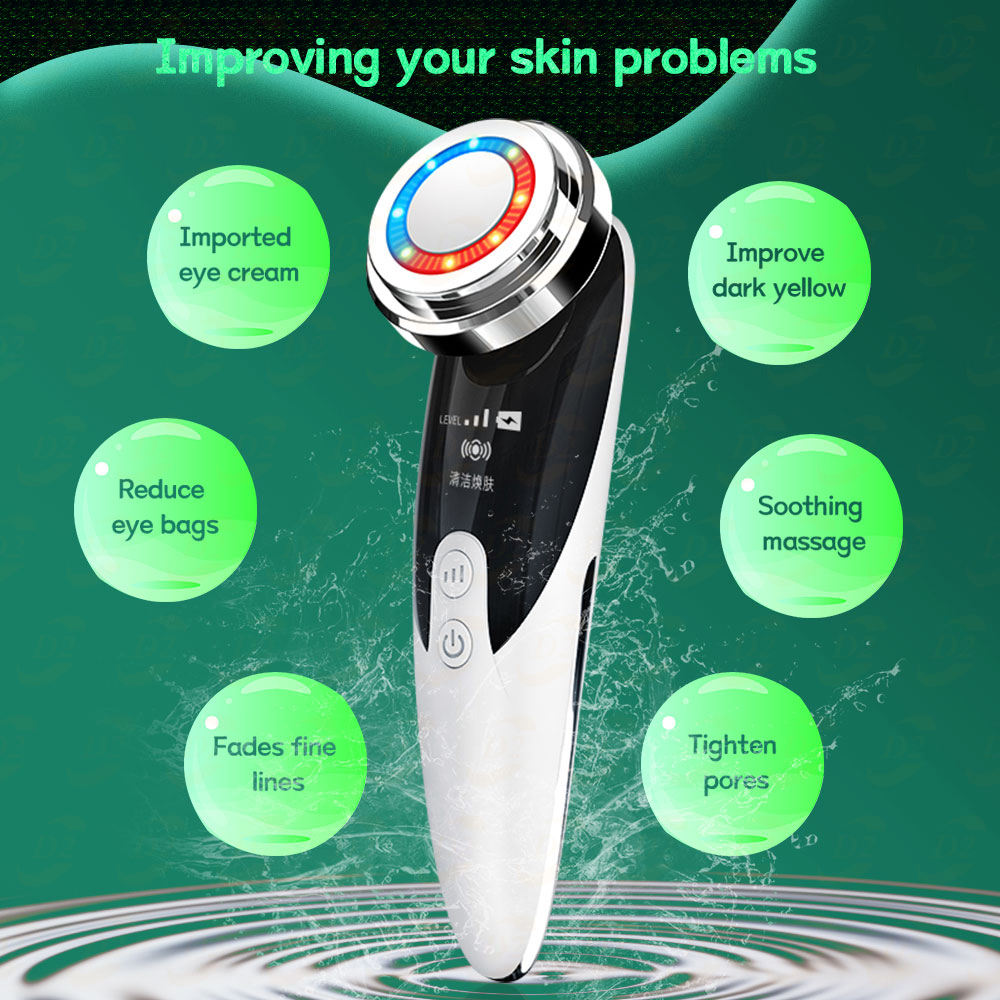 Radio Mesotherapy Skin Rejuvenation Face Massage Electroporation Lifting Beauty Remover Wrinkle Anti Aging Radio Frequency