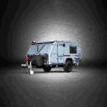 NJSTAR Off Grid Camper Trailer Independent Suspension Solar RV Trailer