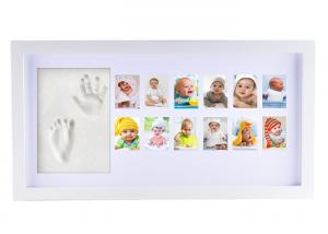China Wooden Baby First 12 Months Photo Frame Kids / Baby Picture Frames on sale