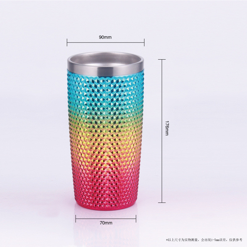 Bling Diamond Screw Lids Personalized Glitter Plastic Water Bottle 20 Oz Reusable Water Bottle Customized Logo Great Studded Tumbler Choose