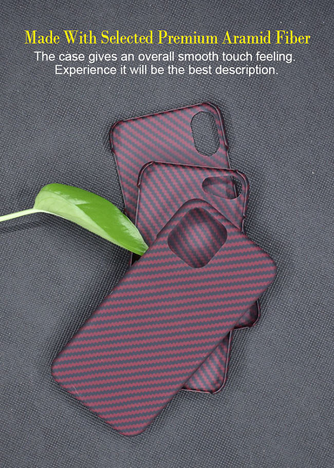 Paper Thin Matte Aramid Fiber Phone Case For iPhone SE