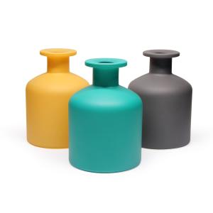 Quality Painted Coloured Glass Reed Diffuser Bottles Classical 200ml Large Capacity for sale