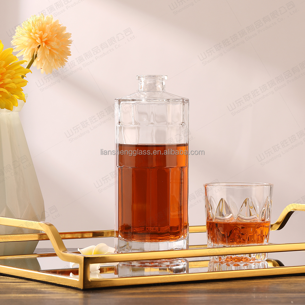 Clear Glass Wine Bottles with Hot Stamping Surface from Glass Bottle Factor