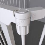 Adjustable Metal Foldable Baby Playpen Multifunctional Childproof