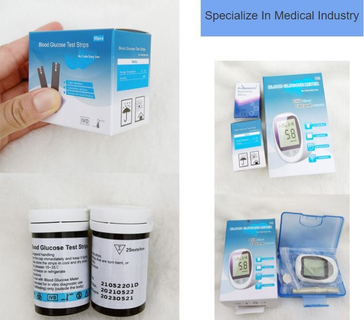 5s Clinical Venous Plasma Blood Glucose Meter 0.6mul With Test Strips