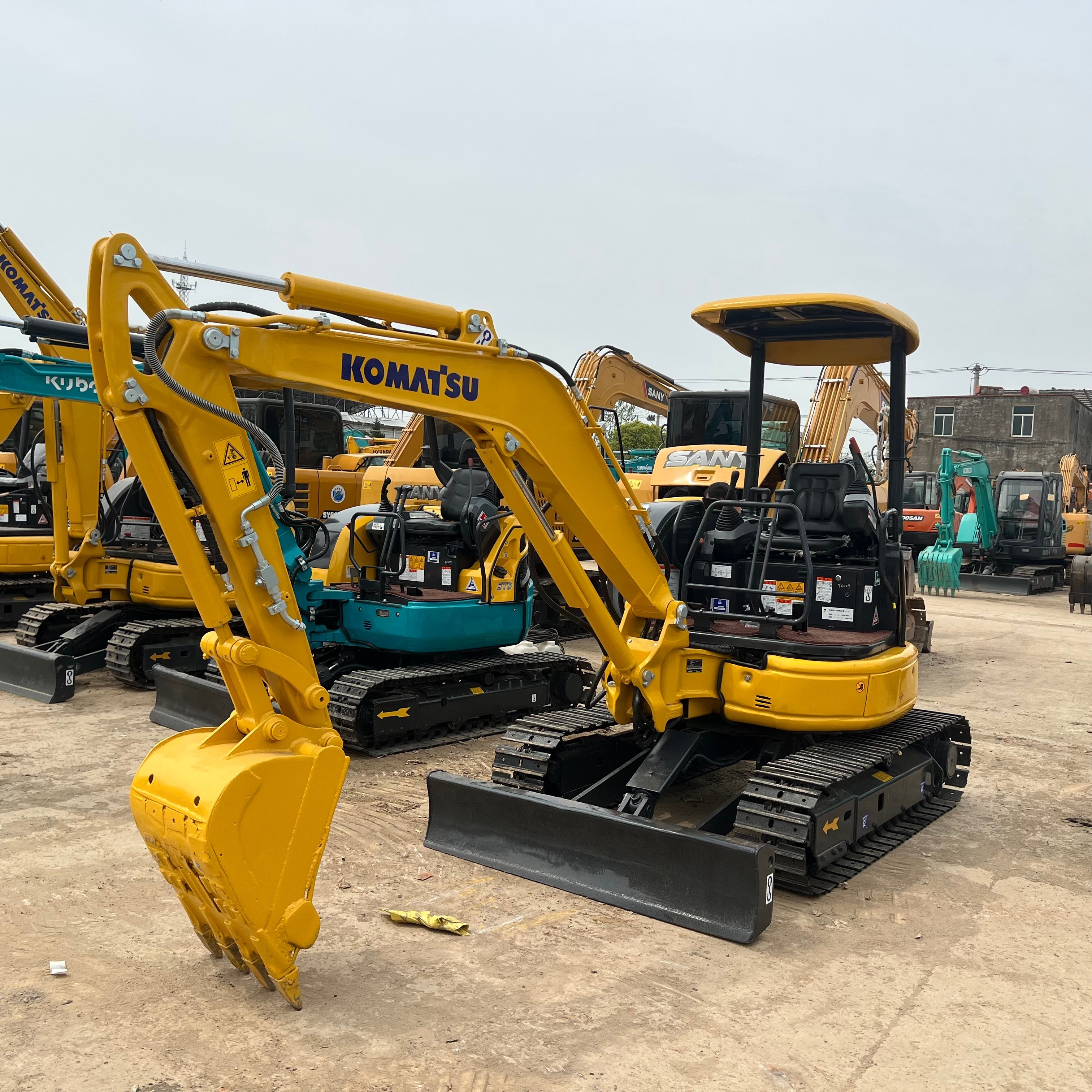 3TON Used Mini Komatsu Pc30 Excavator Secondhand Digger Compact Crawler