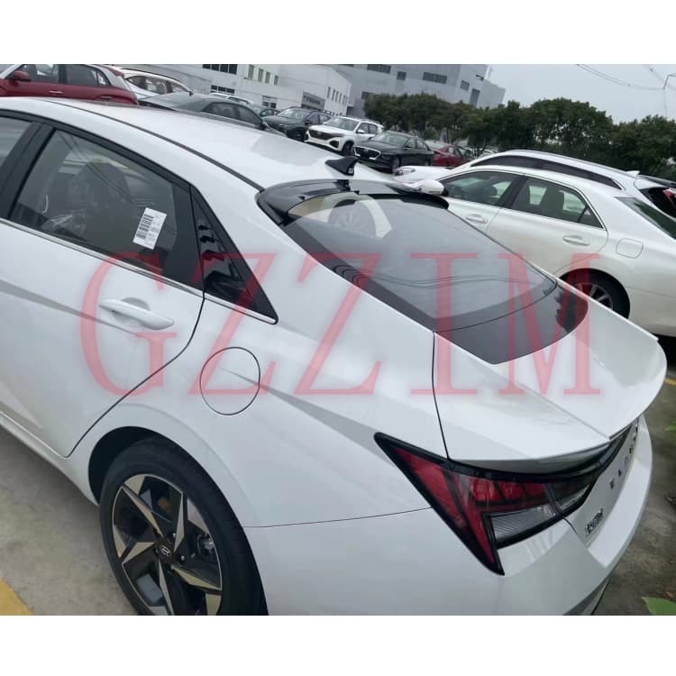 Factory High Quality Roof Light Wing Spoiler For Hyundai Elantra 2020+ ABS Plastic Roof Spoiler