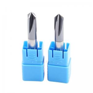 Quality HRC 45 Degree Chamfer End Mill 4 Flutes 90° 120° 60° Fine Grinding for sale