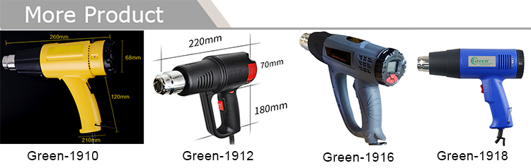 Portable Electric Soldering Heat Gun , 1914 Heavy Duty Heat Gun AC 220V 1600W