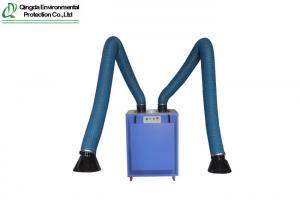 Quality 55db Noise Two Suction Arms Mobile Welding Fume Extractor for sale