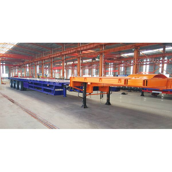Tri FUWA Axle Extendable Lowboy Multi Axle Modular Trailer
