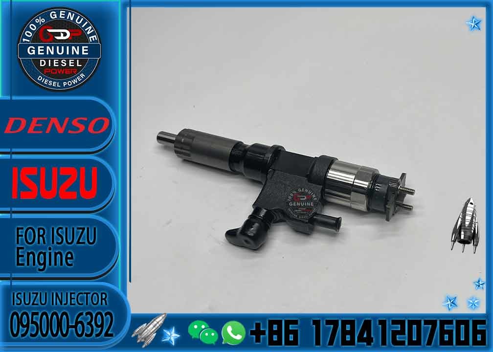 High Quality Common Rail Injector 095000-6391 97609791 095000-6392 for 4HK1 6HK1 Diesel Nozzle Assembly