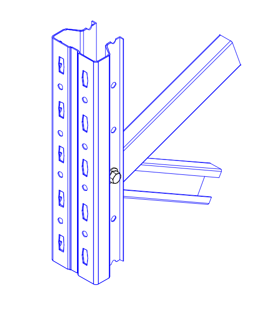 Heavy-Duty Selective Pallet Racking System with 4000kg/layer Capacity and Customizable Dimensions in Powder Coated Finish