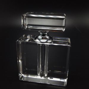 1ml Square Crystal Perfume Bottle with Screw Cap