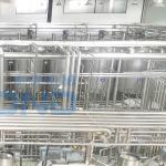 SUS304 Pure Milk Production Line / 2000L/H Milk Processing Plant With PLC