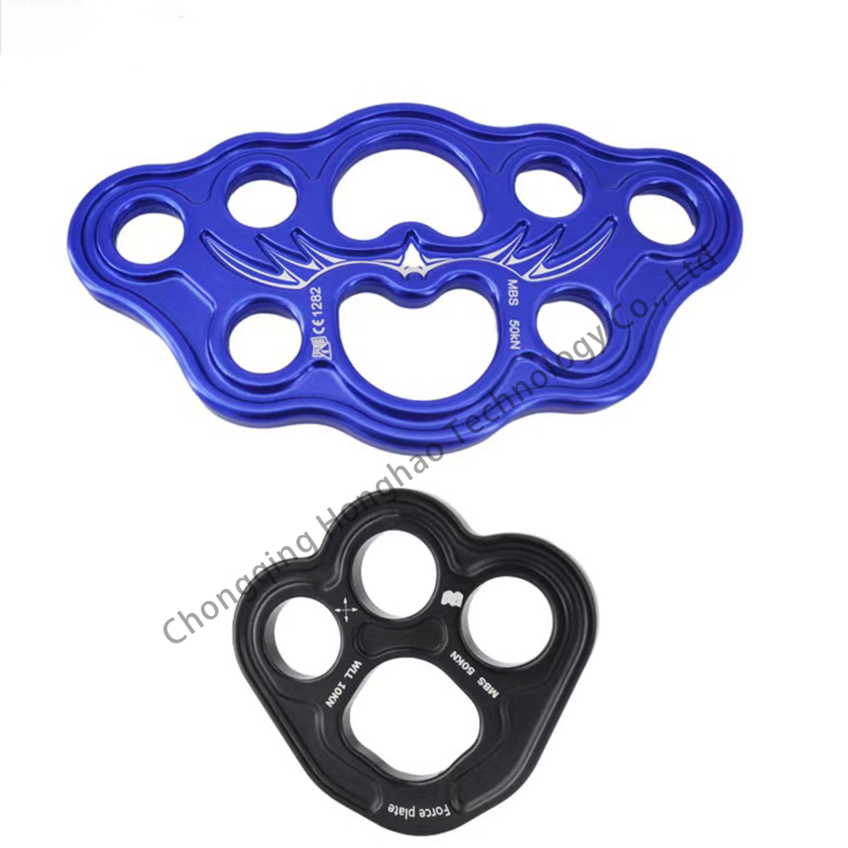 Outdoor Adventure Gear Heavy Duty 50KN Rope Separator Plate with Galvanized Finish